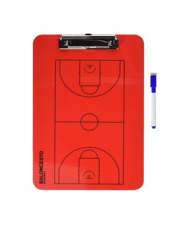 Tactical Pizarre Basketball 2 Gesichter weich (rot)