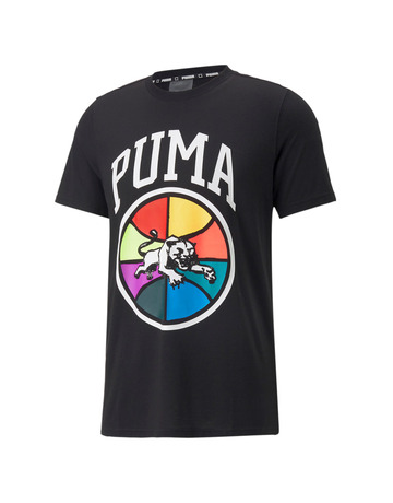 Puma Basketball Box Out SS Tee 1 "Schwarz"