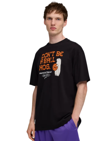 Puma Basketaball Junior Varsity Tee II "Black"