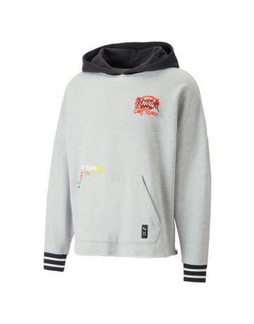 Puma Basketball Boroughs Hoodie "Light Grey"