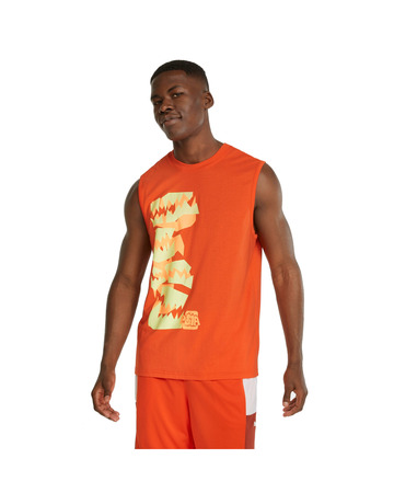 Puma Basketball Don\t Flinch Tank "Orange"