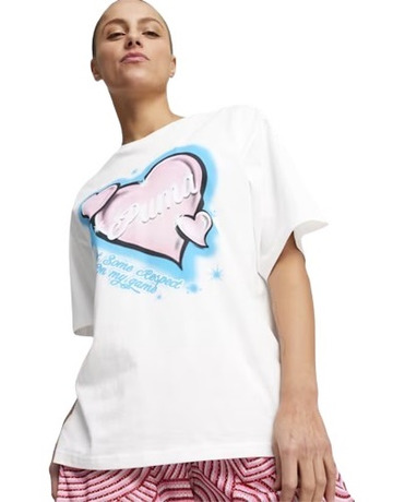 Puma Basketball Spiel Liebe SS Tee "White"