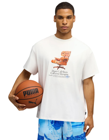 In den Einkaufswagen Puma Basketball Hooptopian Health Tee "White" Puma Basketball Hooptopian Health Tee "White"