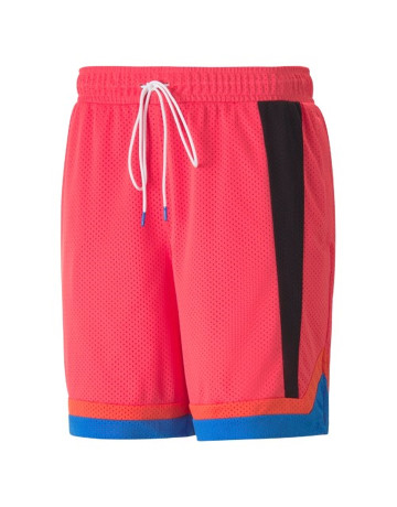 Puma Basketball LaMelo Ein Streifen Kurz "Hot Coral"