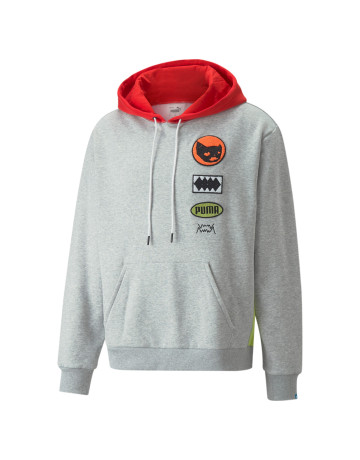 Puma Basketball Playbook Pullover "Light Gray Heather"