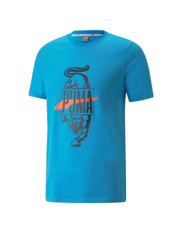 Puma Basketball Qualifier SS Tee "Blau"