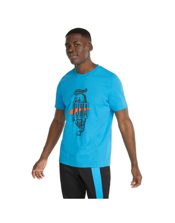 Puma Basketball Qualifier SS Tee "Blau"