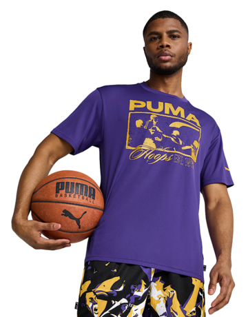 Puma Basketball Rival Rage Tee 1 "Team Violet"