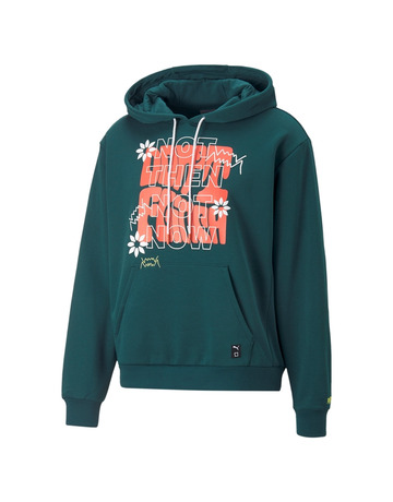 Puma Basketball Run it Back Hoodie 2 "Varsity Green"