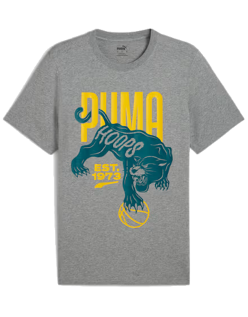 Puma Basketball gewinnen Shot Tee 2 "Medium Gray"