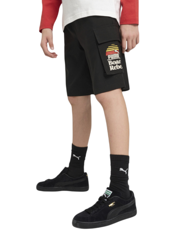Puma Cargo Chino Shorts Boys "Black"