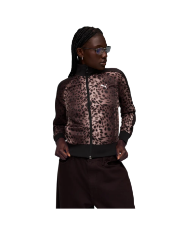 Puma Chaqueta  T7 LEO LUXE AOP Track  "Black"