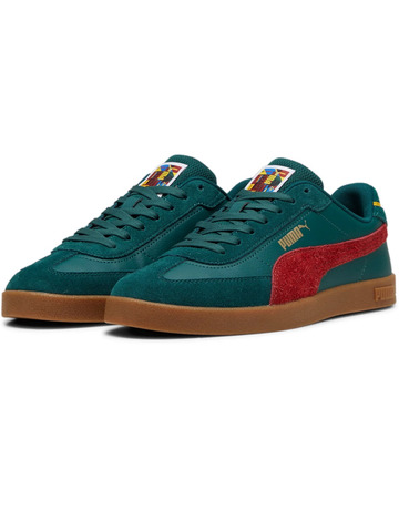 Puma Club II Jahr des Sports "Dark Myrtle-Intense Red-Gum"