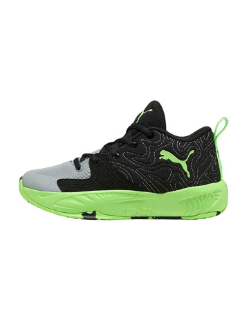 Puma Court Pro 3 Jr. "Black-Green-Gray"