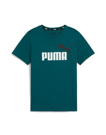 Puma ESS+ 2 Col Logo Tee B "Cold Green"