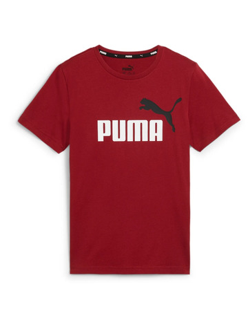 Puma ESS+ 2 Col Logo Tee B "Intense Red"