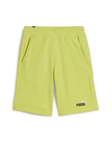 Puma ESS+ 2 Col Shorts 10 "Lime Sheen"