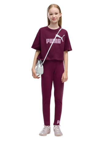 Puma ESS 2 COLOR No.1 Logo Leggings G "Fuchsia Glow"