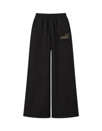 Pantalón Puma ESS ELEVATED High-Waist Straight Leg "Black"