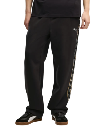 Puma ESS ELEVATED TAPE Relaxed Sweatpants FL op "Black"
