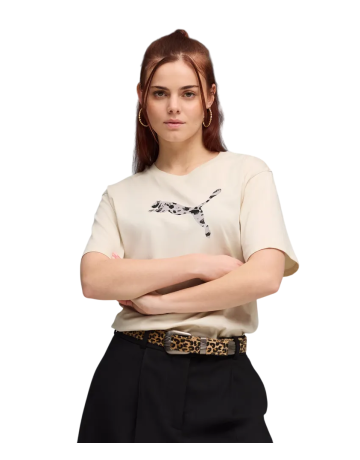 Puma ESS GRAPHIC Animal Relaxed Tee "Alpine Snow"
