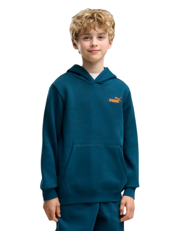 Puma ESS LOGO LAB Brand Back Graphic Hoodie FL B "Midnight Petrol"