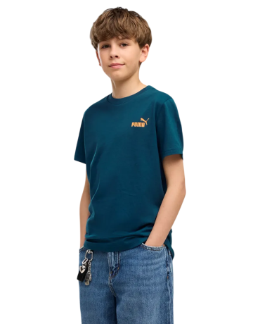 Puma ESS LOGO LAB Brand Back Graphic Tee B "Midnight Petrol"