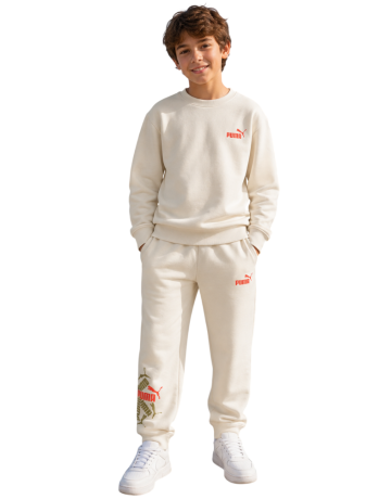 Puma ESS LOGO LAB Brand Sweatpants FL B "Alpine Snow"