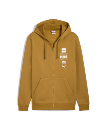 Puma ESS LOGO LAB Holiday FZ Hoodie FL "Honey Butter"