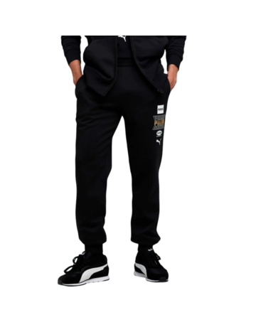 Puma ESS LOGO LAB Holiday Sweatpants FL cl "Black"