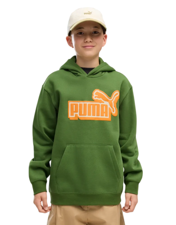 Puma ESS LOGO LAB Relaxed Hoodie FL B "Earthy Green"