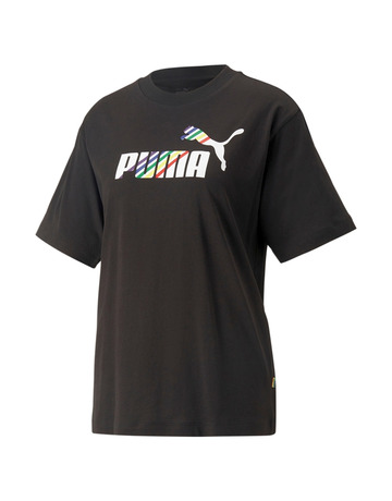Puma ESS+ LOVE IS LOVE Relaxed Tee"Schwarz"