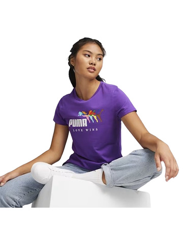 In den Einkaufswagen Puma ESS+ LOVE WINS Tee W "Purple" Puma ESS+ LOVE WINS Tee W "Purple"