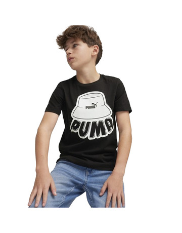 In den Einkaufswagen Puma Junior ESS+ MID 90s Graphic Tee B "Schwarz" Puma Junior ESS+ MID 90s Graphic Tee B "Schwarz"