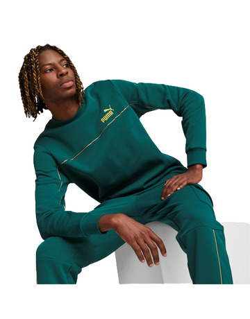 Puma ESS+ MINIMAL GOLD Crew "Malachite"