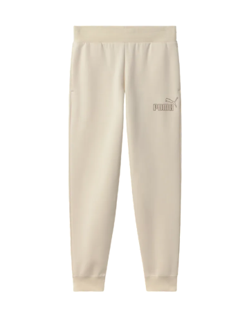 Puma ESS+ RHINESTONE FZ  SweatPants FL​ "Alpine Snow"