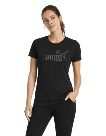 Puma ESS Rhinestone TEE "Black"