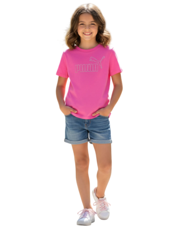 Puma ESS Rhinestone TEE G "Mauve Pop"