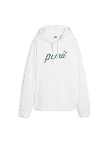 Puma ESS+ Script Hoodie TR "White"