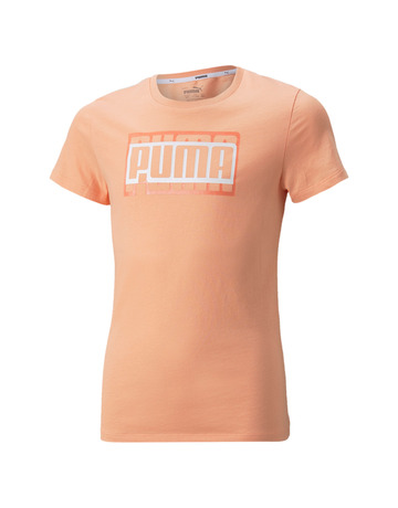 Puma Mädchen Alpha Tee "Peach Pink"