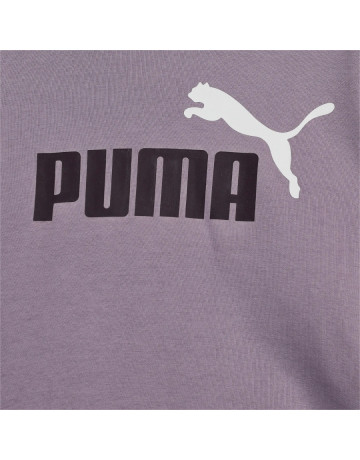 Puma Girls ESS Logo Cropped Hoodie G "Pale Plum"