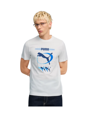 Puma GRAPHIC Execution Tee "White"