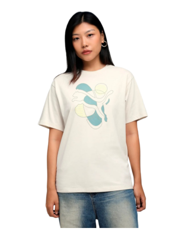 Puma GRAPHIC Relaxed Energy Tee "Alpine Snow"