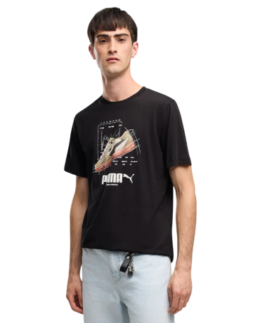 Puma GRAPHICS Sneaker Tee "Black"