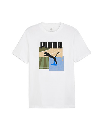 Puma GRAPHI Sommer Sport Tee II "Weiß"