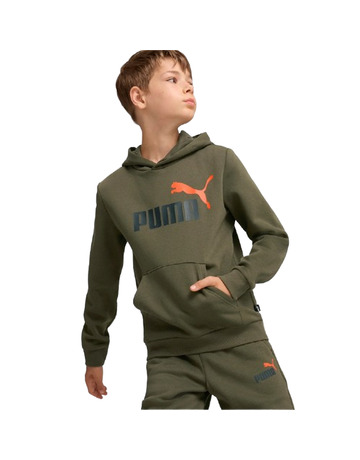 In den Einkaufswagen Puma Junior ESS+ 2 Col Big Logo Hoodie FL B "Dark Olive" Puma Junior ESS+ 2 Col Big Logo Hoodie FL B "Dark Olive"