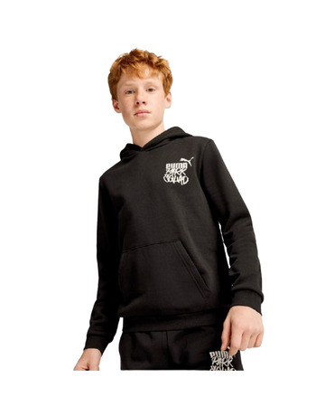 Puma Junior ESS+ MID 90er Hoodie FL B "Schwarz"