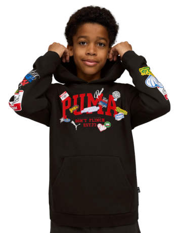 Puma Kids Baskeball HooperHotline Pullover Hoodie "Black"