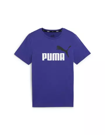 Puma Kinder ESS+ 2 Col Logo Tee B "Lapis Lazuli"
