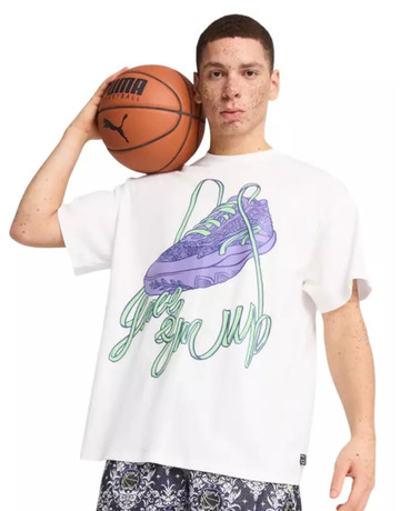 In den Einkaufswagen Puma Lace EM Up Oversized Tee "White" Puma Lace EM Up Oversized Tee "White"